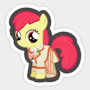 Apple Bloom as the 5th Doctor Sticker